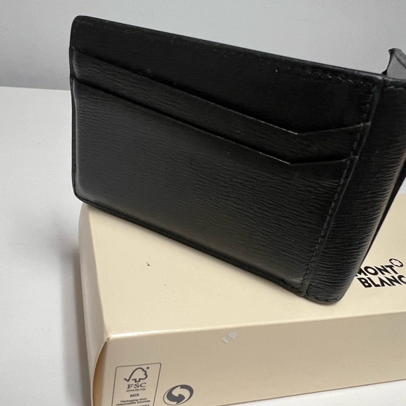 Montblanc 4810 Westside Folded Pocket Holder 8CC- Black - Picture 3 of 10
